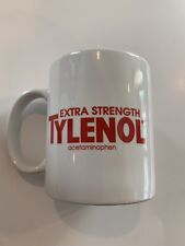 Vintage Extra Strength Tylenol Acetaminophen Pharmacy Rep Cup Advertising Mug picture