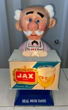 Vintage RARE JAX Beer Lighted Bartender Man Advertising Sign Lamp Light EUC picture