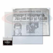 (10 Bags) BCW Newspaper Bags Sleeves Storage Archival Safe 13 3/8 X 11 7/8 Poly picture