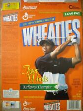 Tiger Woods 1997 Wheaties golf cereal box Our Newest Champion empty folded flat picture
