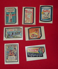 1975 Topps Wacky Packs HTF lot of 7 picture