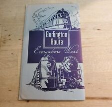 WARTIME BURLINGTON ROUTE TICKET PACKAGE FOR PULLMAN JOURNEY : F+ picture