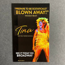 Tina Turner Musical Promo Ad Flyer Handbill Pocket NYC New York City Broadway  picture