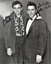 Elvis Presley and Johnny Cash 8.5x11 Signed Photo Reprint picture