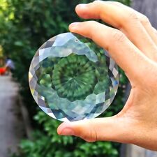 75MM Round Crystal Feng Shui Prism Glass Suncatcher Rainbow Maker Chandeliers picture