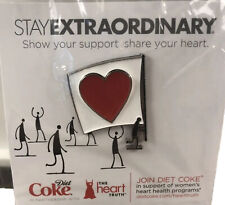 Coca Cola PIN Heart Truth Diet Coke New Sealed 2010 Women’s Health picture