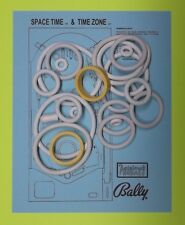 Bally Space Time or Time Zone Pinball Machine Rubber Ring Kit picture