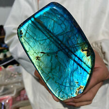 2.3lb Large Natural Labradorite Quartz Crystal Display Mineral Specimen Healing picture