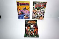 THREE Comics with Jackets (Punisher / Paranoia / Destroyer Duck) MINT picture