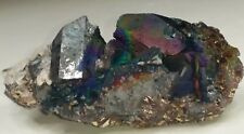Rare Rutile Crystals w Turgite Iridescent Hematite Graves Mountain GA Mineral picture