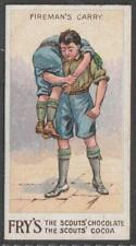 Fry's Cocoa & Chocolate, 1st Scout Series, 1912, No 34, Fireman's Carry picture