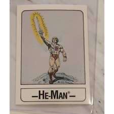 Vtg 1986 Wonder Bread MOTU He-Man Trading Card Masters of the Universe picture