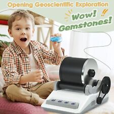 Rock Tumbler Kit Machine Polishing Gemstones Grit Kids Pack Gift Exploring Minds picture
