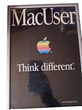 Apple Vintage  Original MacUser  Poster  Framed   picture