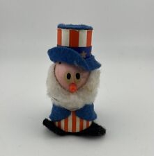 Vintage 1960-70's Uncle Sam Figurine Red White and Blue  picture