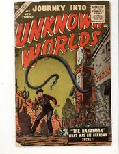 Journey Into Unknown Worlds 48 VG-/VG Atlas Horror Sci-Fi 1956 picture