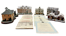 Christmas Village Norman Rockwell’s Main Street & Hometown 6 Pc  Cert. of Authen picture