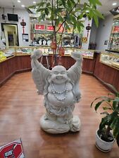 Real Natural Large Marble Buddha Statue Good Luck And Wealth picture