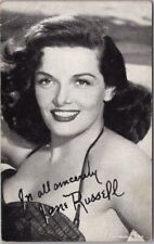 Vintage 1940s JANE RUSSELL Mutoscope Arcade Card Movie Actress / Model - Unused picture