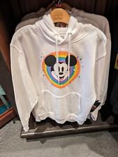 Mickey Pride Rainbow Collection Hoodie Hooded Sweatshirt Disney 2XL picture
