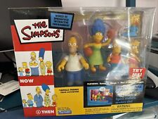 Simpsons Now & Then 5 Original Action Figures 2003 Playmates Figures (New/Sealed picture