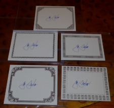 Lot of 5 John Grisham autographed bookplate signed The Fim Chamber Pelican Brief picture