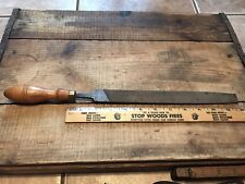 Vtg J.B.Smith Co. File Porter Wood Handle Carpentry Collectible Tool picture