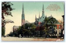1914 Broadway Norton Hall Warren Church Apartments Louisville Kentucky Postcard picture