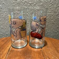 Vintage  E. T. Glasses Pizza Hut 1982 Collector’s Series Set Of 2 picture