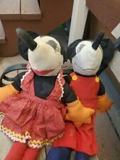 Mickey Mouse Vintage Dolls Handmade Old  picture