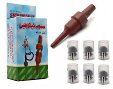 1pc 6 Filters Hookah Shisha Hose Filter Reduce Tar and Nicotine (Made in Egypt) picture