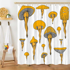 Funny Mushroom Sexy Butt Shower Curtain for Bathroom, Unique 72X72, Multi  picture