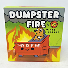 100% Soft -  Little Dumpster Fire - This is Fine Dog Vinyl Figure picture