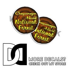 Chequamegon–Nicolet National Forest Decals Wisconsin Park CIRCLE 5