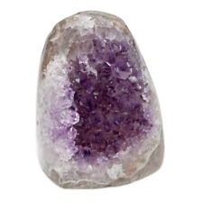 Natural Rough Gemstone-Uruguay Amethyst Crystal Geode Raw 416gms JW picture