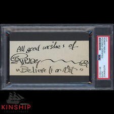 Robert Ripley signed Inscribed Cut PSA DNA Slabbed Believe It Or Not Auto C2760 picture