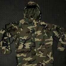 US Military Gore-Tex Jacket - Cold Weather Woodland Camo Parka - LRG SHORT - NEW picture