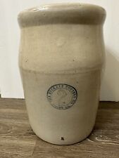 The Buckeye Pottery 2 Gallon Butter Churn Crock 12” Tall picture