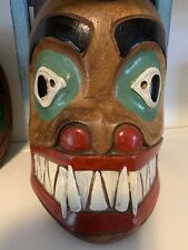 CONTEMPORARY CANADIAN NATIVE INDIAN  PAINTED MASK picture