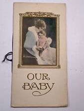 Vintage Baby Book from 1920s-30s Our Baby Recording Book picture