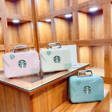 Starbucks Mini Suitcase Luggage Handbag Travel Cosmetics Storage Bags Handbag picture