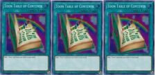 *** 3X TOON TABLE OF CONTENTS 3X *** PLAYSET SUPER RARE DASA-EN043 YUGIOH  picture