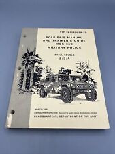 Soldiers Manual MOS 95B Skill Level 2 /3 / 4  STP 19-95B24-TG 1991 picture