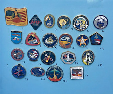 NASA enamel PIN lot of 21 vtg Space Shuttle ENDEAVOR Discovery COLUMBIA Group C picture