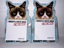 Grumpy Cat Memo Note Pad Paper Magnetic Ganz 2014 Lot of 2 picture