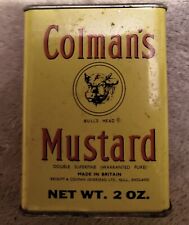 Vintage Colman's Mustard Tin 2 Oz. W/lid picture