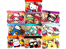 Daiso Sanrio Characters Flat Pouch Set of 10 Hello Kitty 50th Anniversary Japan picture
