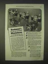 1939 Kodak 35, Bantam Camera Ad - Eastman's Miniatures picture