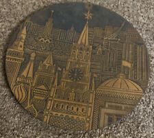 1980 Russian Moscow olympics metal plate picture