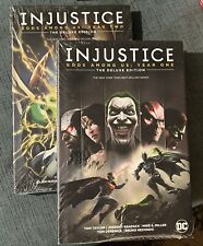 Injustice The Deluxe Edition - GODS AMONG US: YEAR ONE & TWO - HC - New Sealed picture